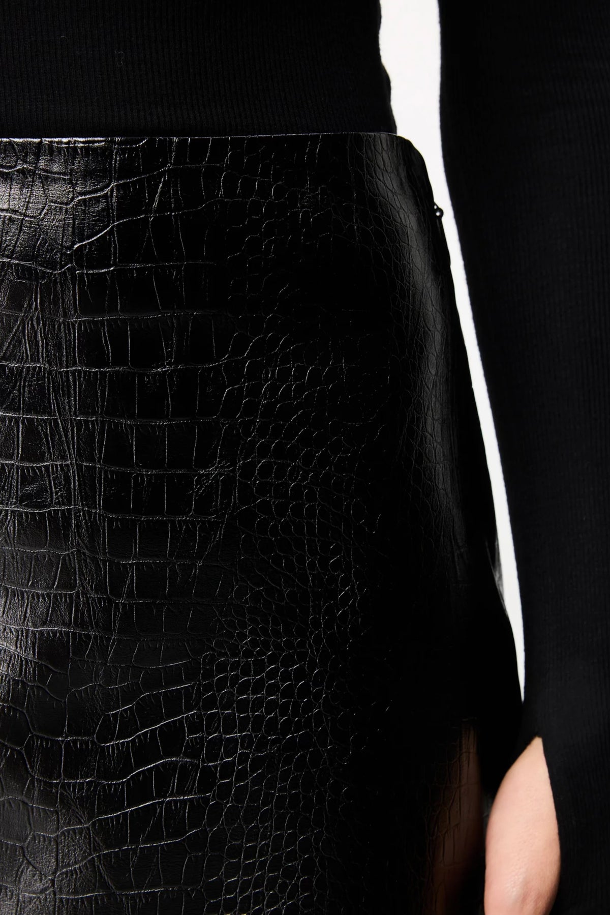 Mossman Salt Water Mini Skirt | Black