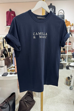 C&M Camilla & Marc Era Graphic Tee | Navy
