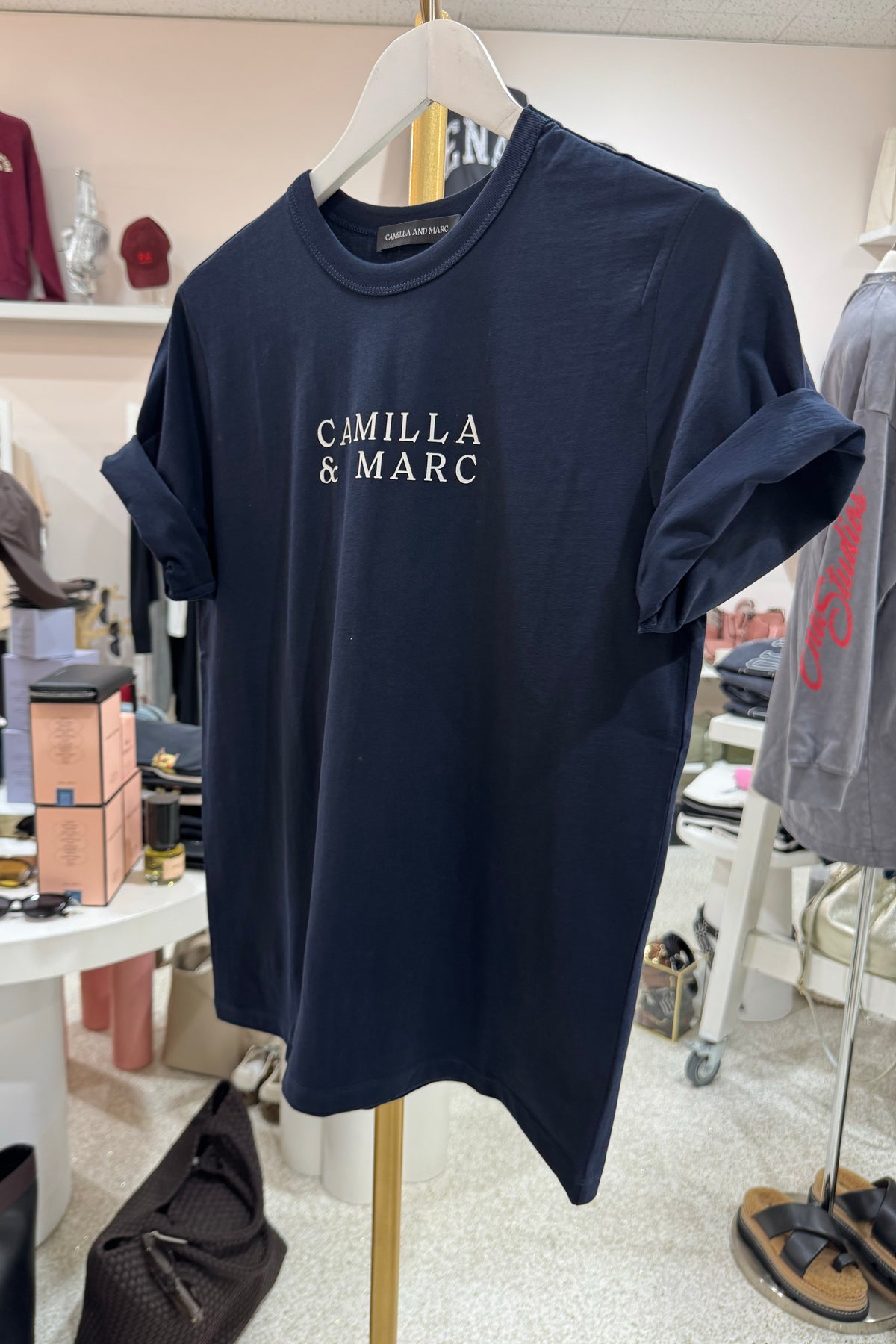 C&M Camilla & Marc Era Graphic Tee | Navy