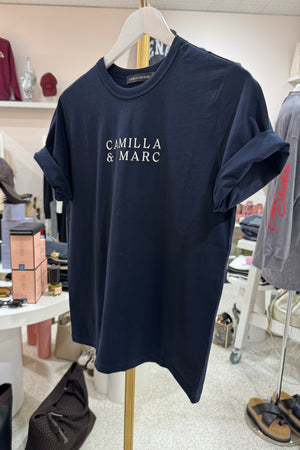 C&M Camilla & Marc Era Graphic Tee | Navy
