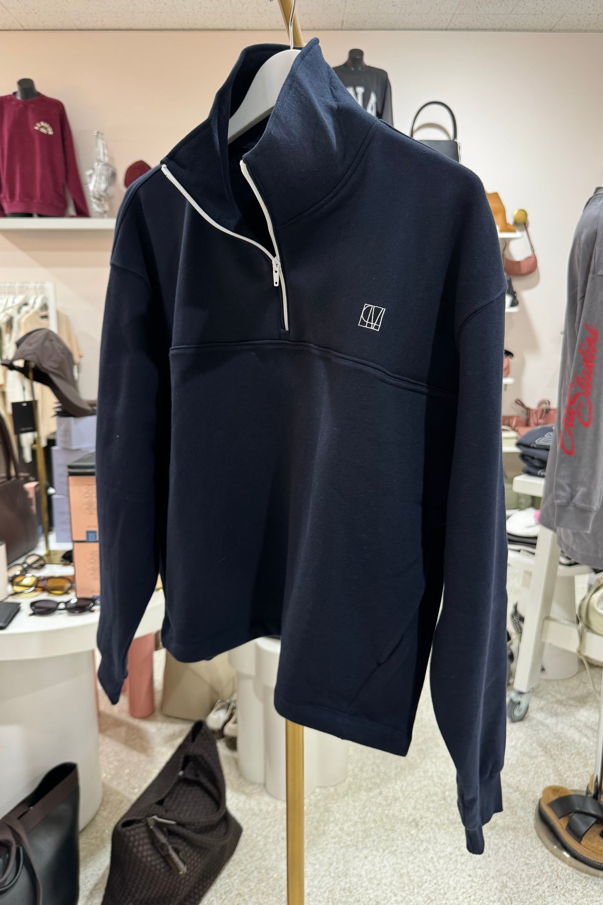 C&M Camilla & Marc Zylus Sweater | Navy/White