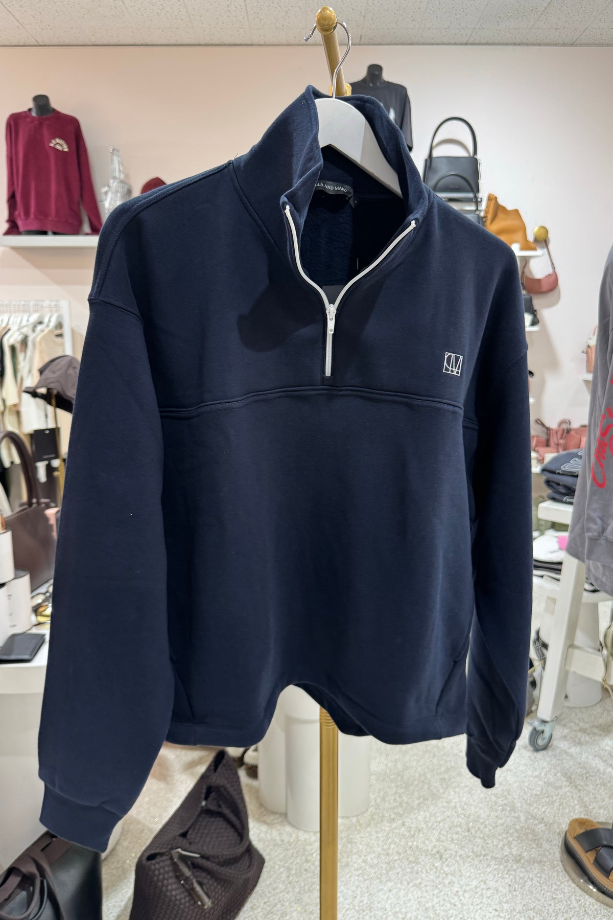C&M Camilla & Marc Zylus Sweater | Navy/White