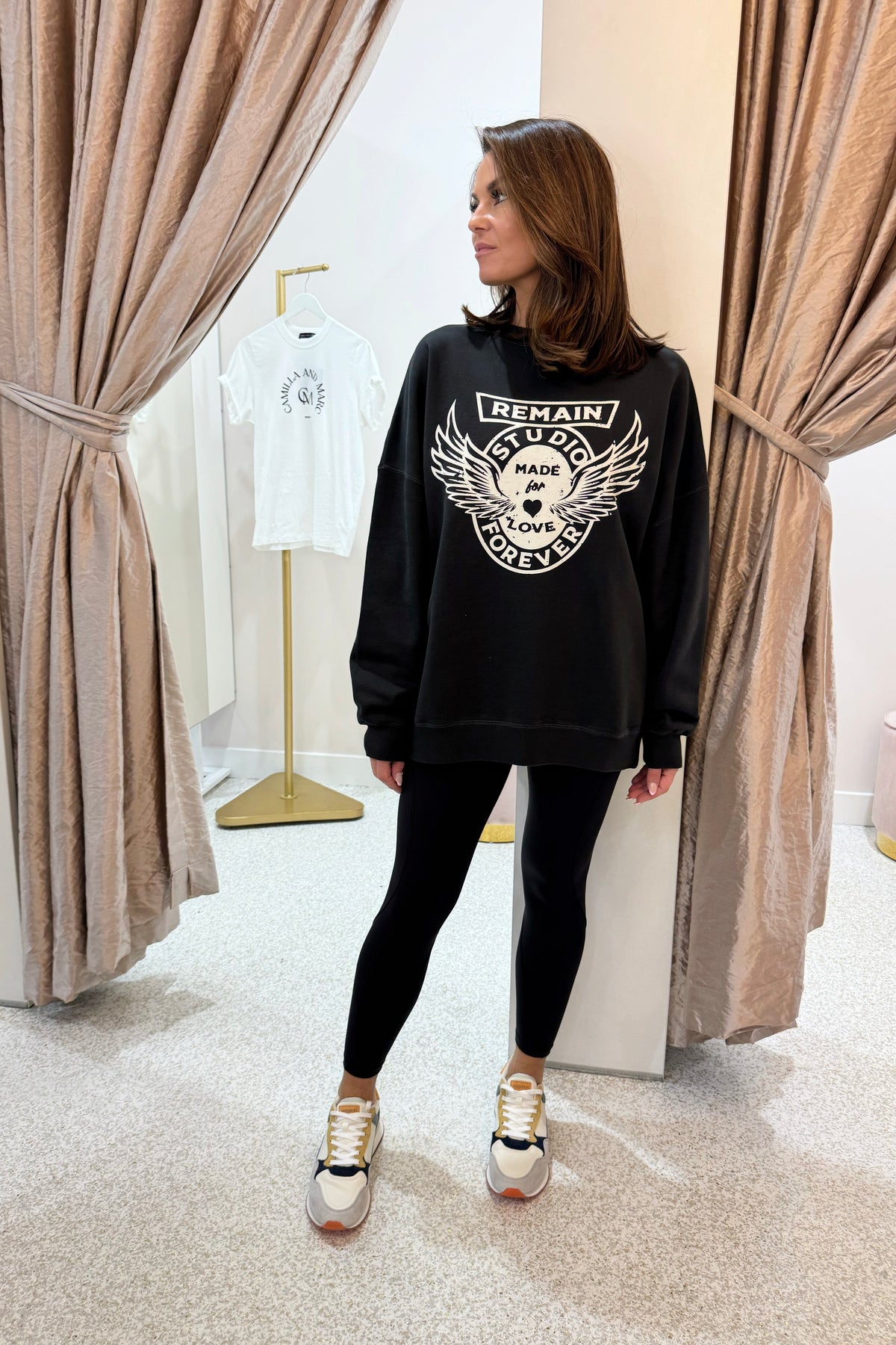 Remain Cruiser Crew | Washed Black