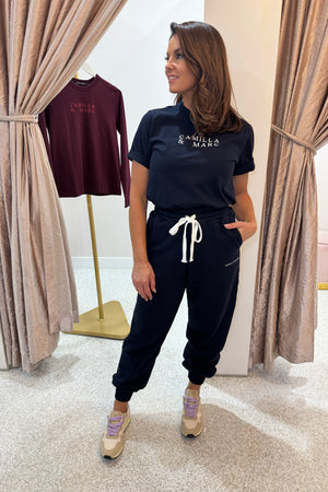 C&M Camilla & Marc Era Graphic Tee | Navy