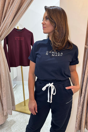 C&M Camilla & Marc Era Graphic Tee | Navy