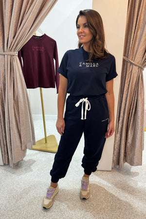 C&M Camilla & Marc Era Graphic Tee | Navy