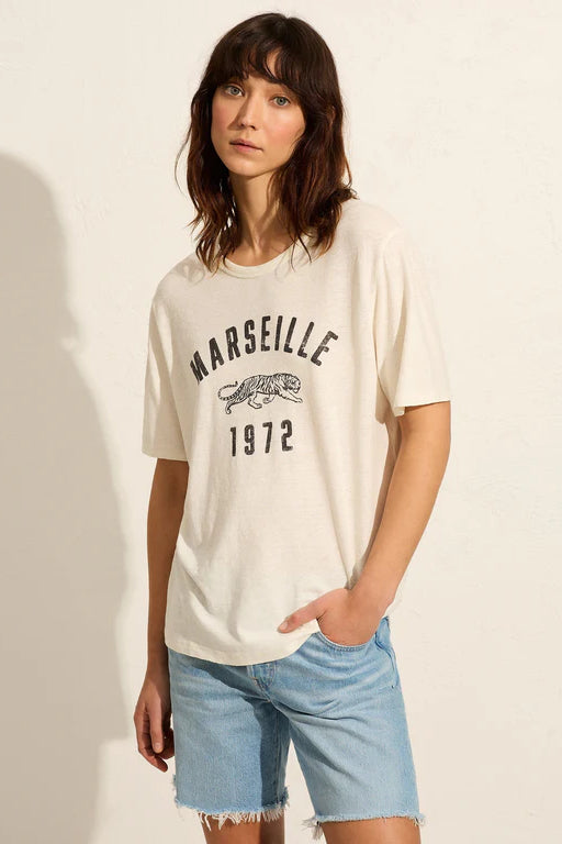 Auguste Marseille Boyfriend Tee | White
