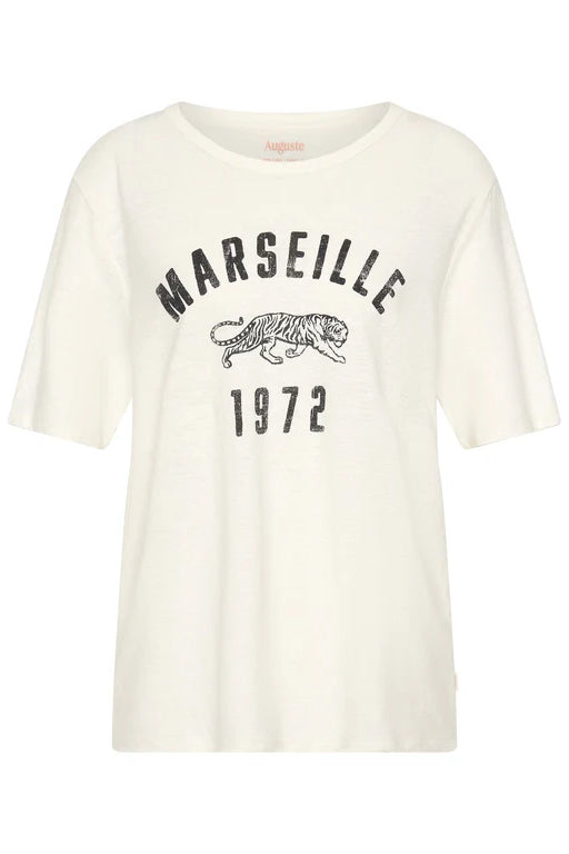 Auguste Marseille Boyfriend Tee | White