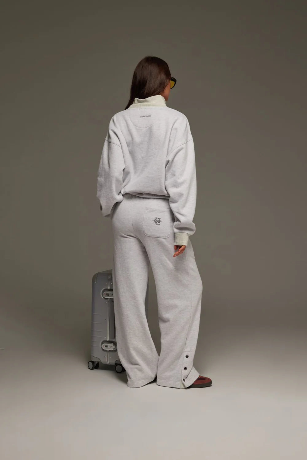 Araminta James Snap Hem Trackpant | Cloud