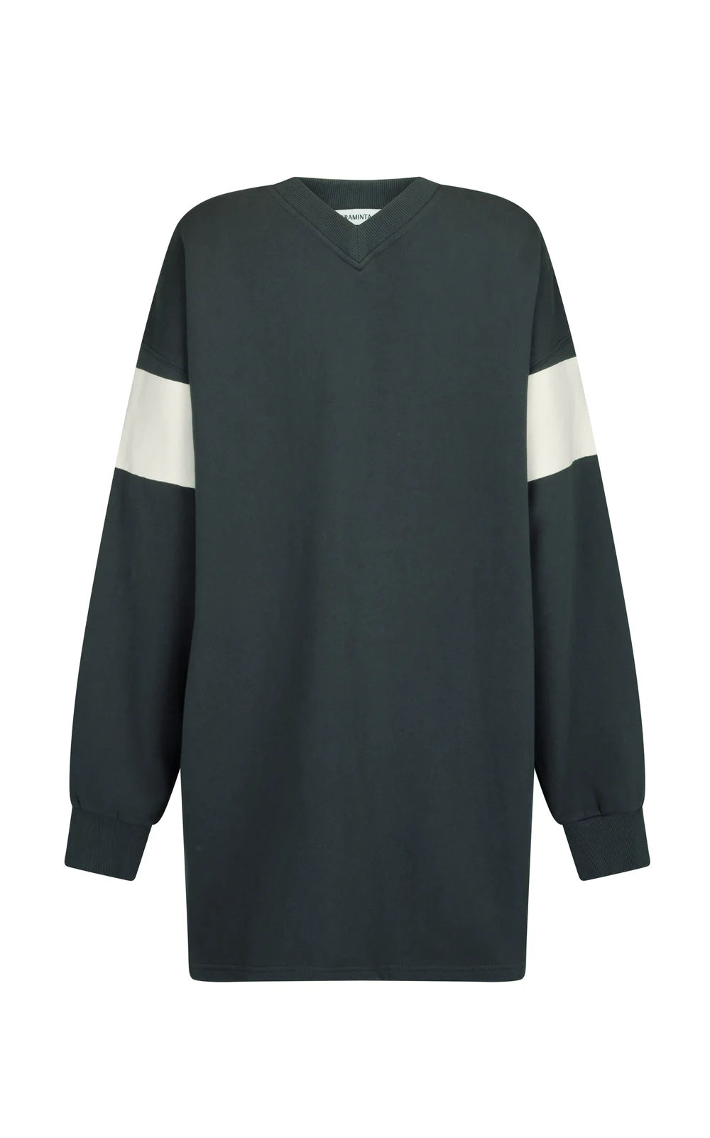 Araminta James V Neck Sweater Dress | Noir