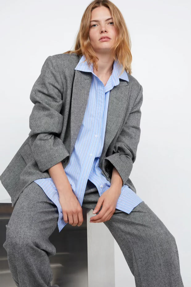 Bec + Bridge Brinley Blazer | Salt & Pepper Weave
