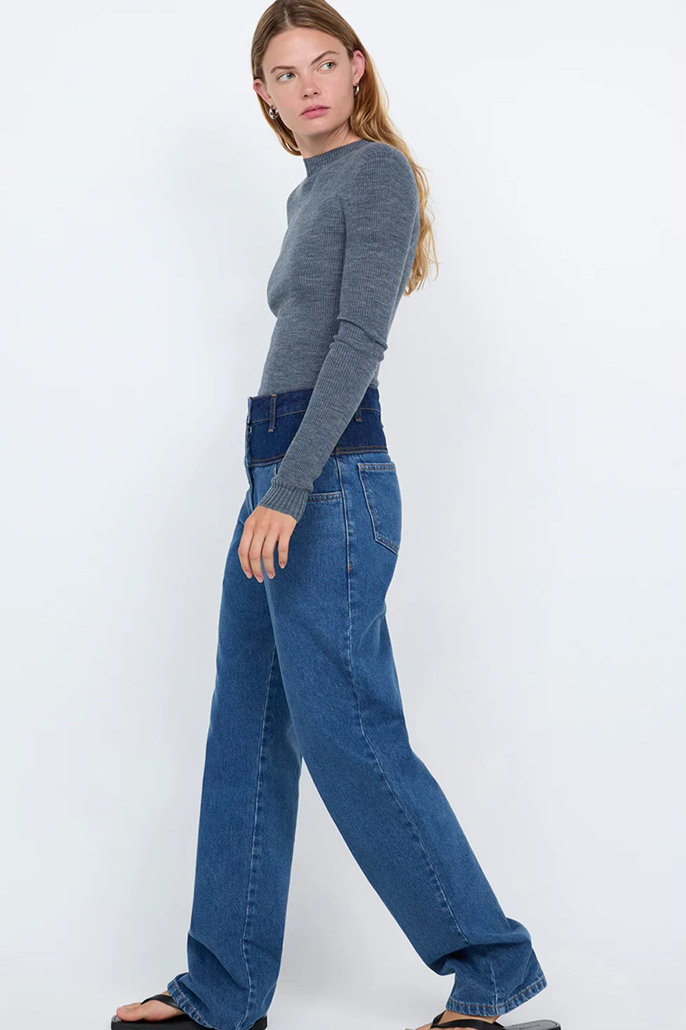 Bec + Bridge Joni Long Sleeve Top | Grey