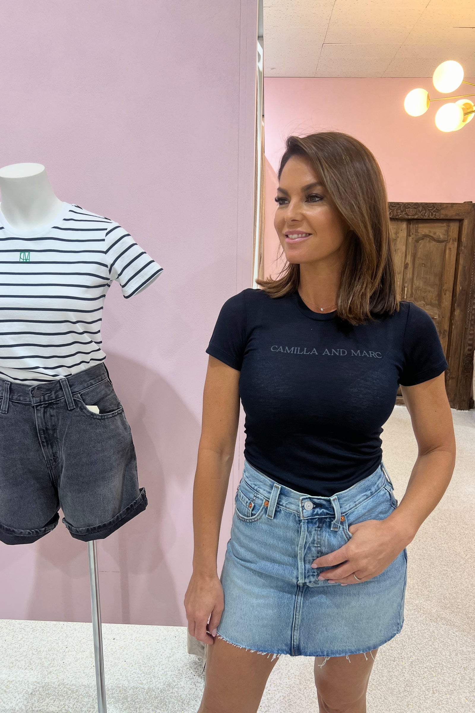 C&M Camilla & Marc Braque Tee | Navy