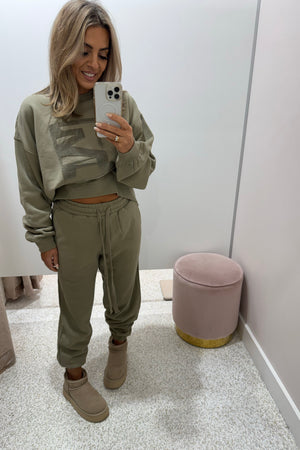 C&M Camilla & Marc Flocked Tracksuit Top | Clay