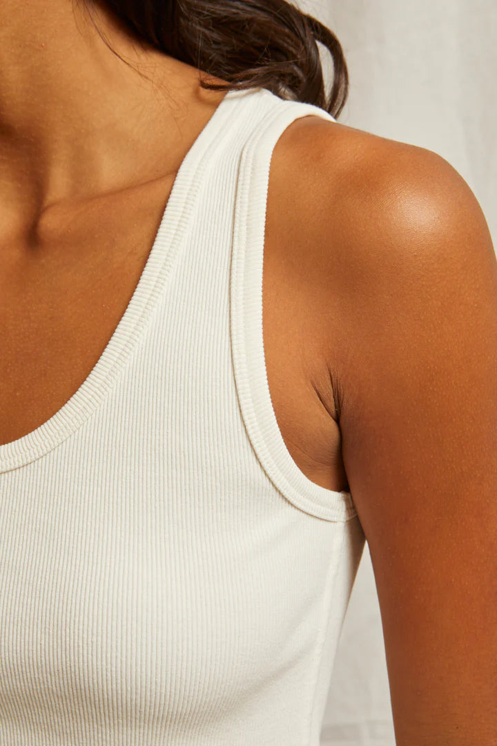 Perfect White Tee Blondie Tank | Bright Ivory