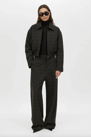 C&M Camilla & Marc Casio Cropped Bomber | Charcoal