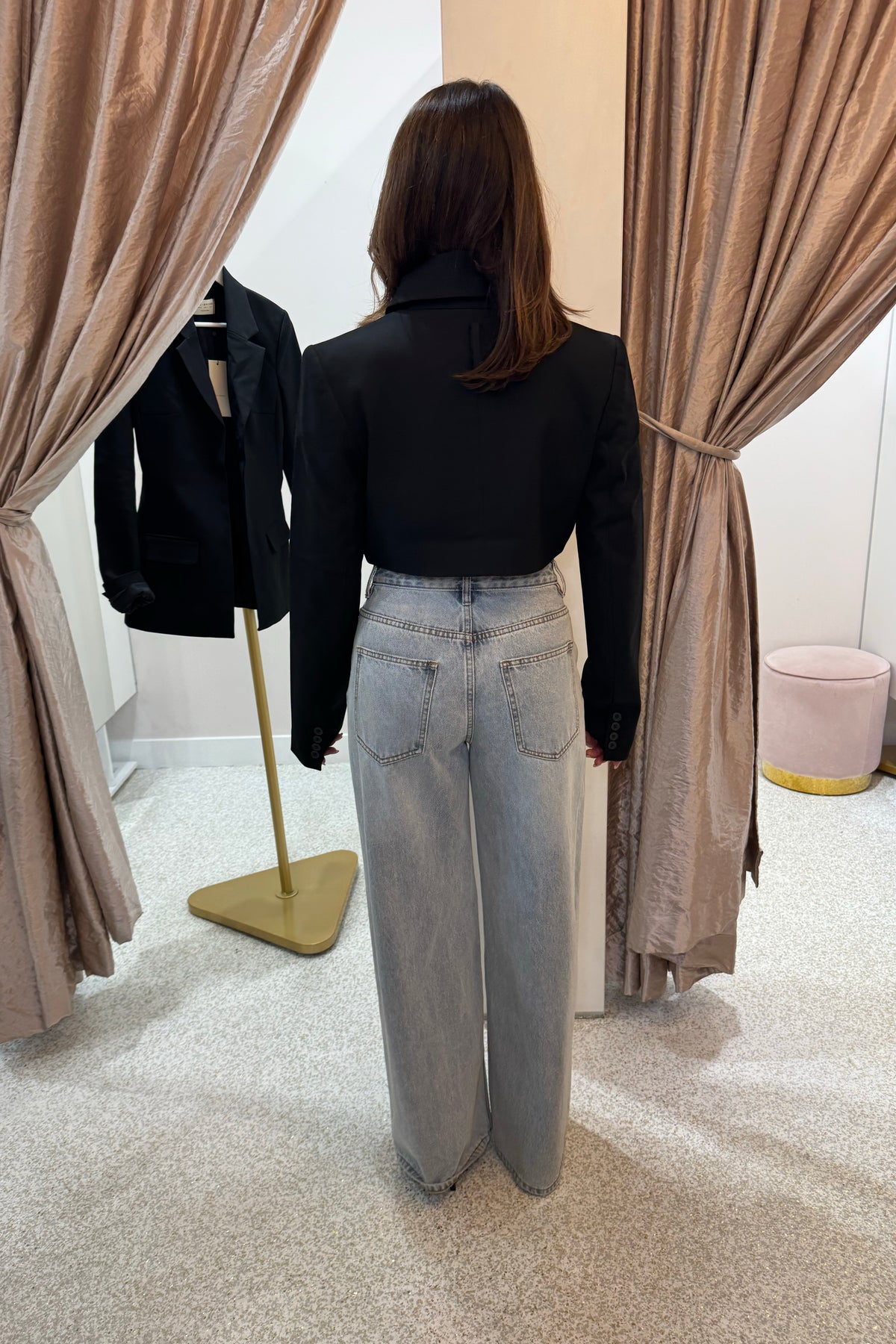 Bec + Bridge Mirren Cropped Blazer | Black