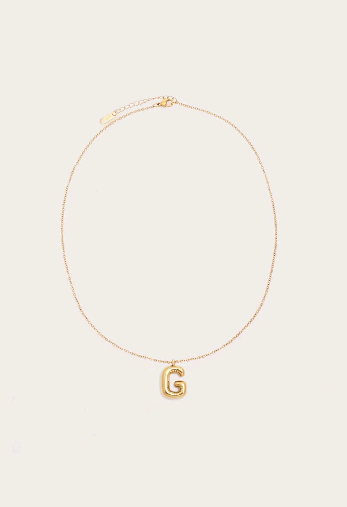 Petit Moments Initial Necklace | Gold