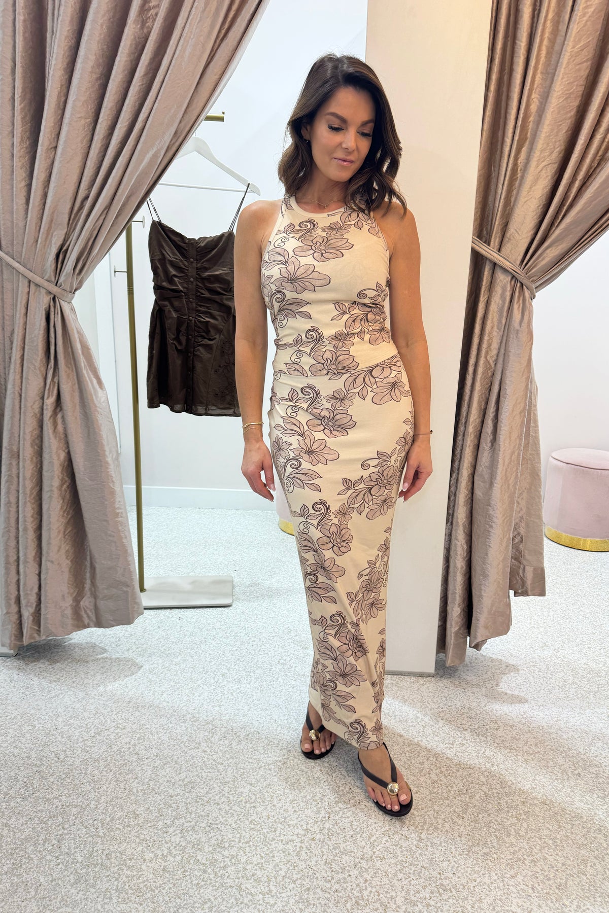 Ownley Megan Tank Rollng Waves | Beige