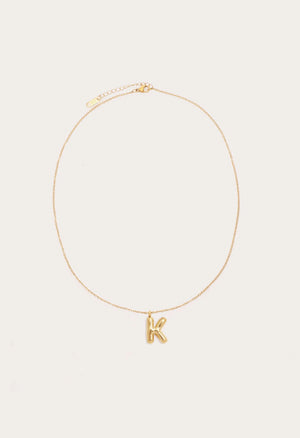 Petit Moments Initial Necklace | Gold
