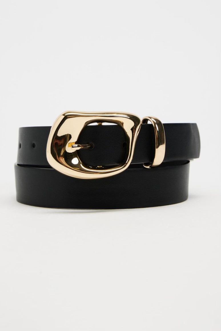 Petit Moments Link Belt | Black/Gold