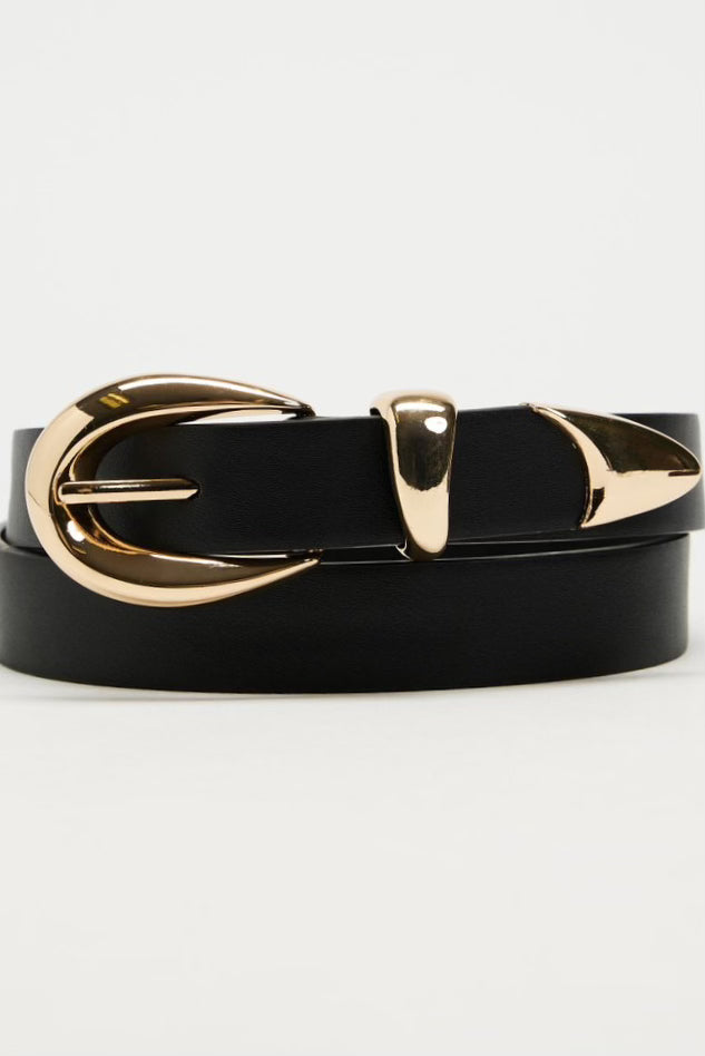 Petit Moments Marisa Belt | Black/Gold