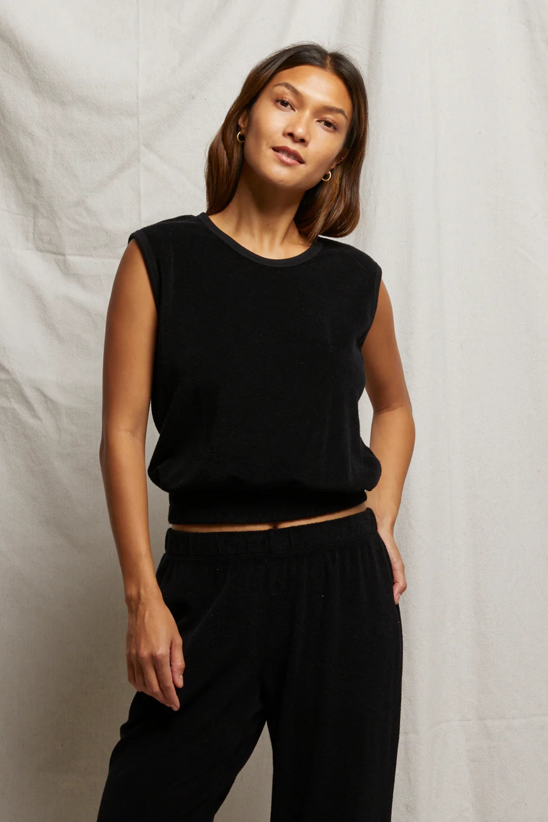 Perfect White Tee Katie Pant | True Black