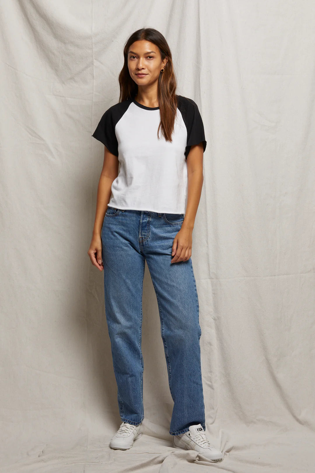 Perfect White Tee Britt | White/Black