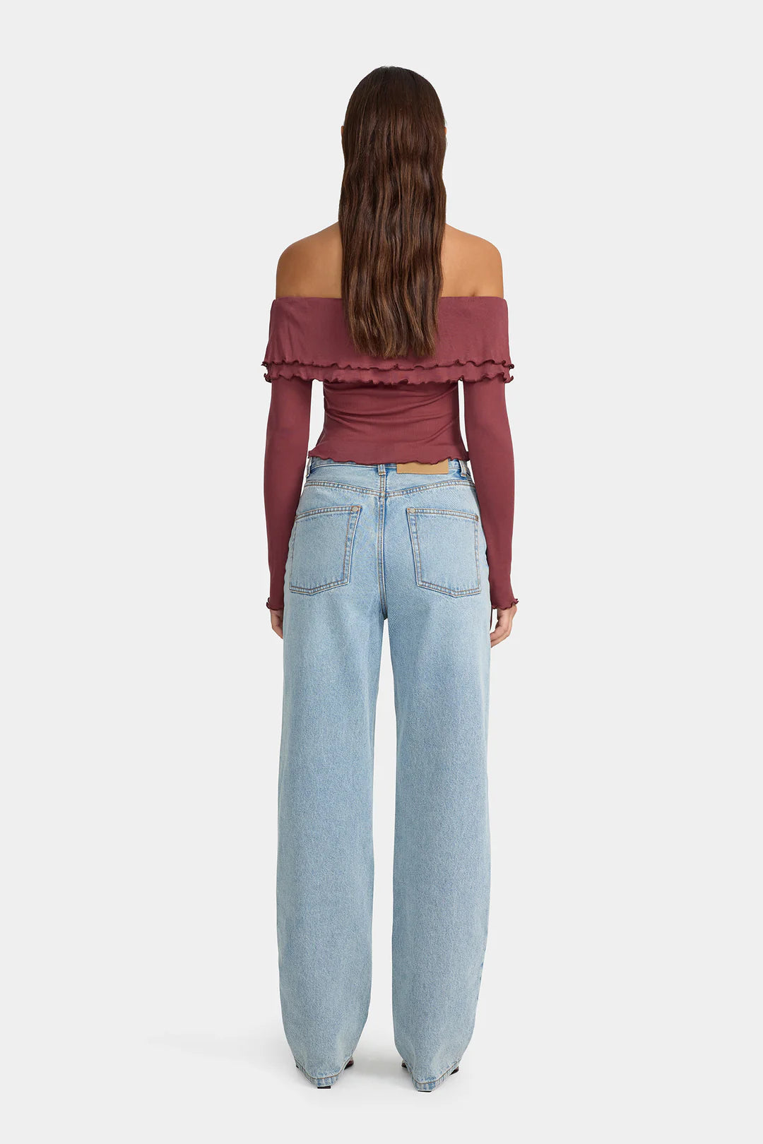 Ownley Bebe Jersey Top | Plum