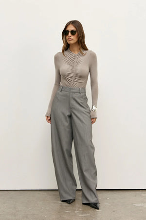 Bayse Brand Kelsie Bodysuit | Dove Grey  || Pre-Order ETA 10/07/2026
