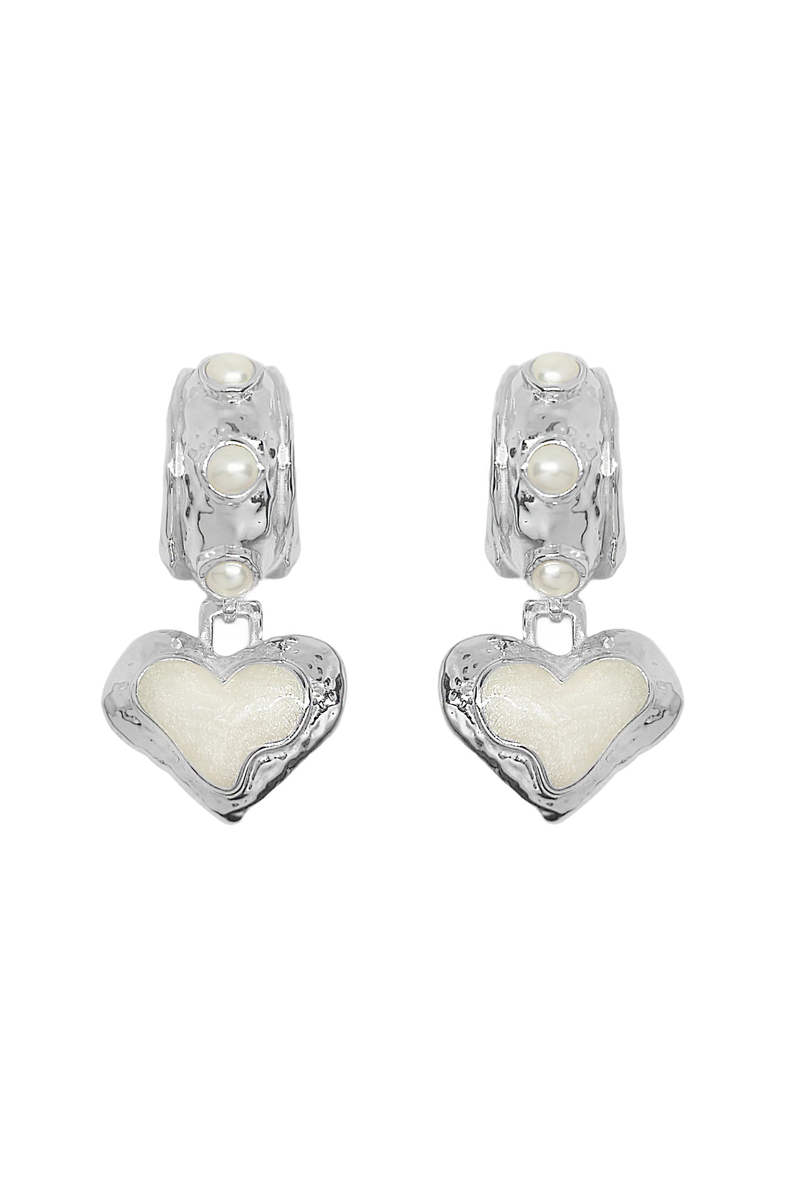 Mountain & Moon Elena Earrings | silver