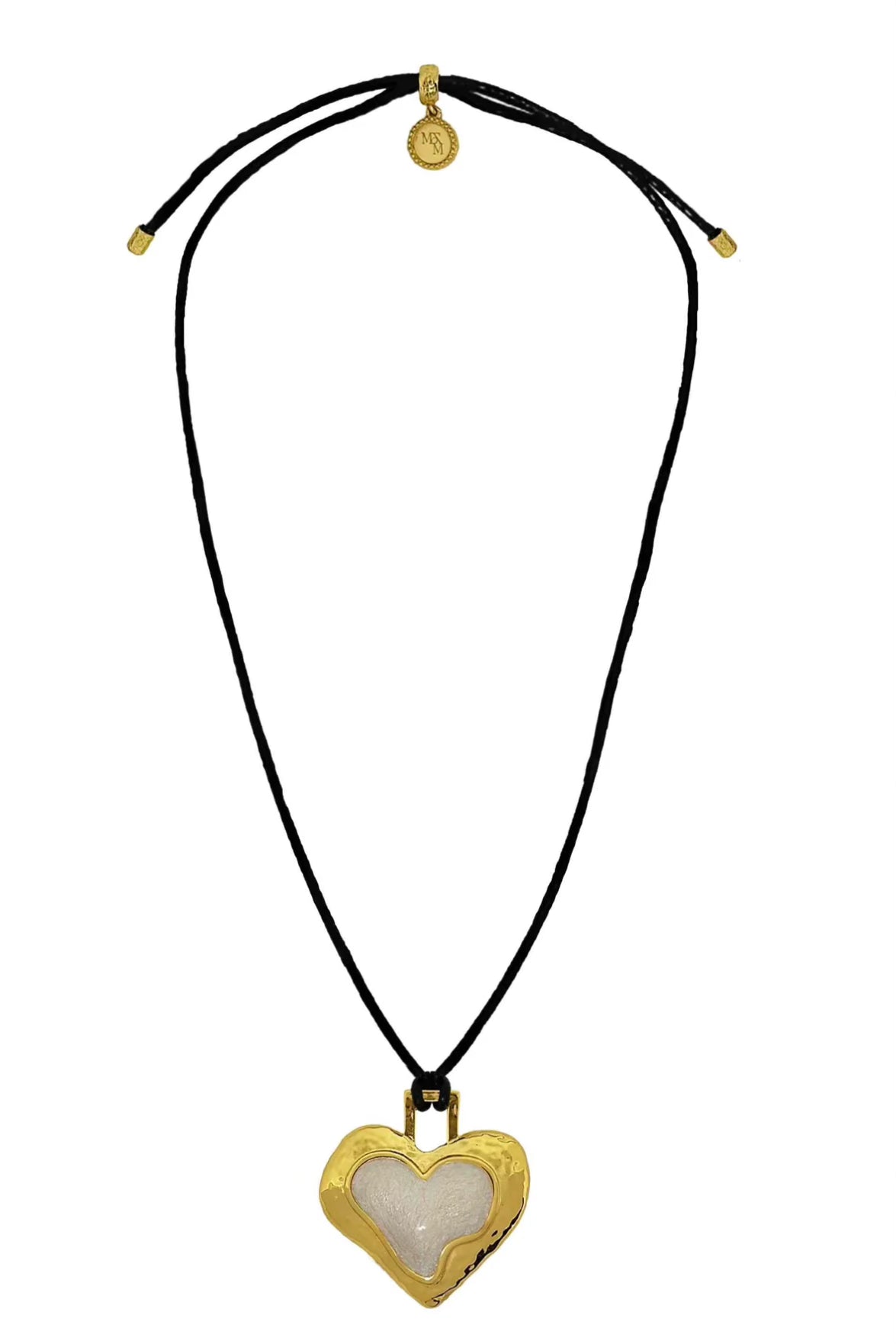 Mountain & Moon Olympia Necklace | Gold Pearl