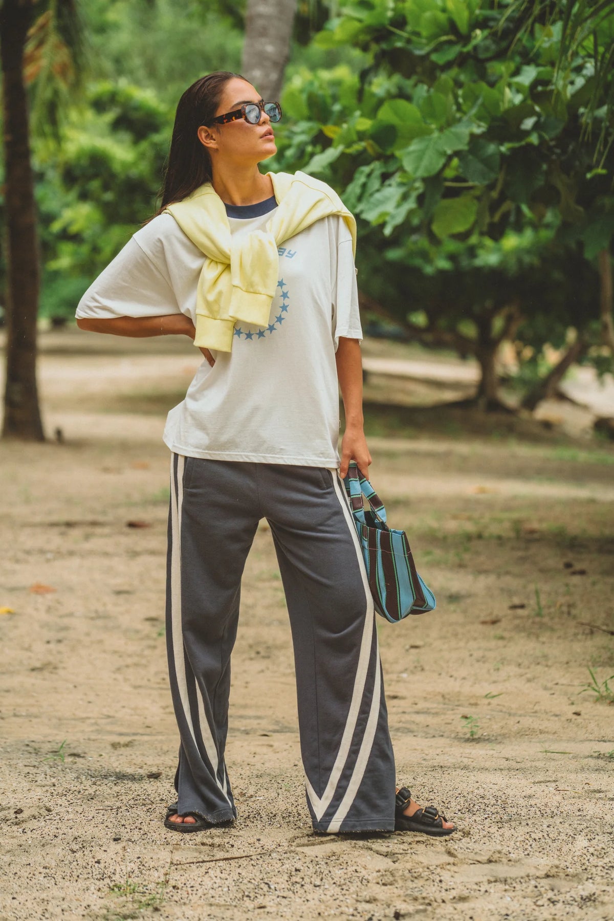 Araminta James Races Trackpant | Washed Black