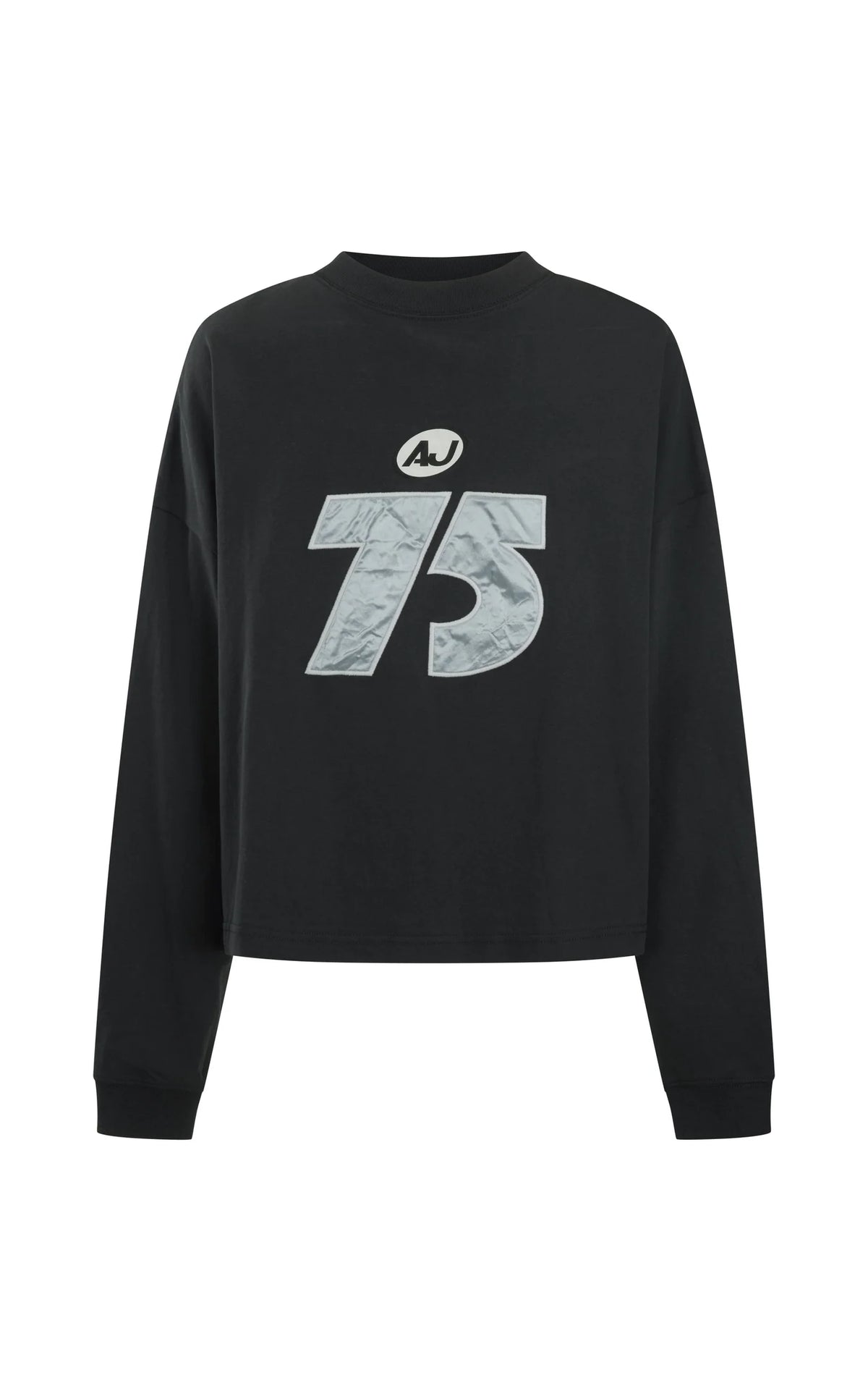 Araminta James Daytona Long Sleeve Top | Washed Black