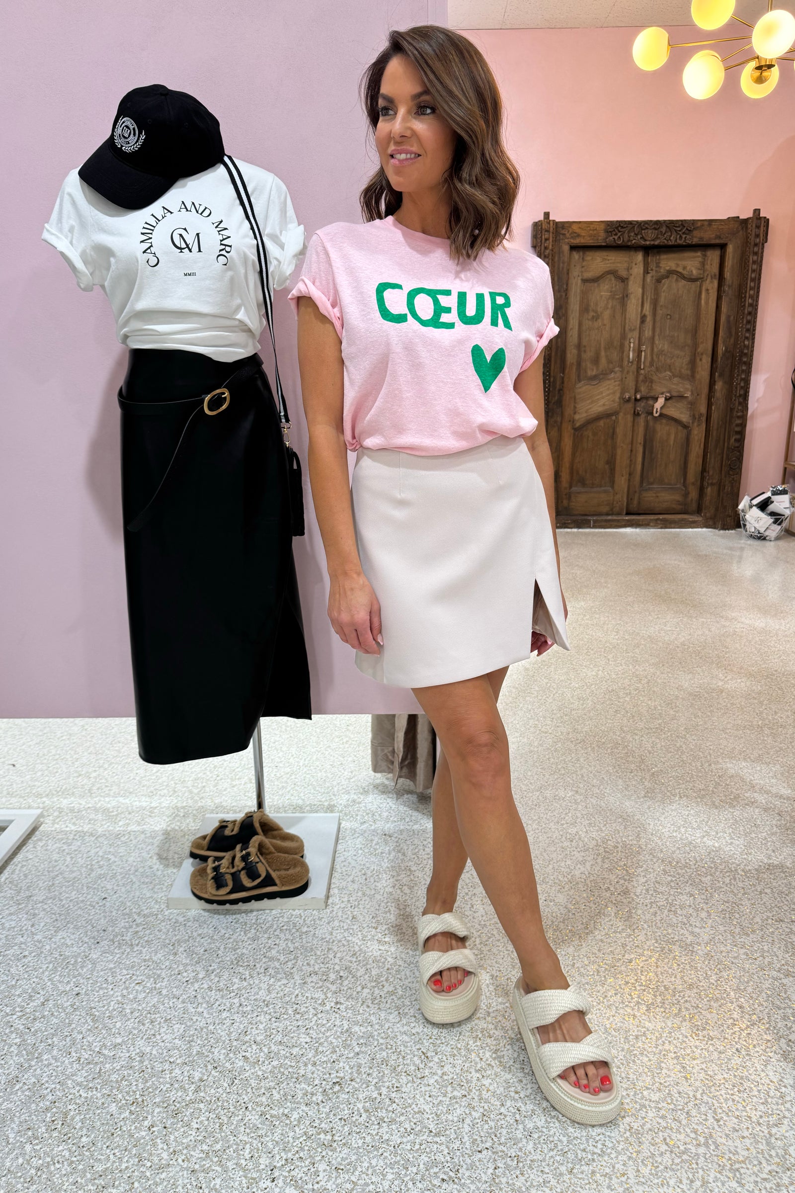 Nookie Caroline Mini Skirt | Shell