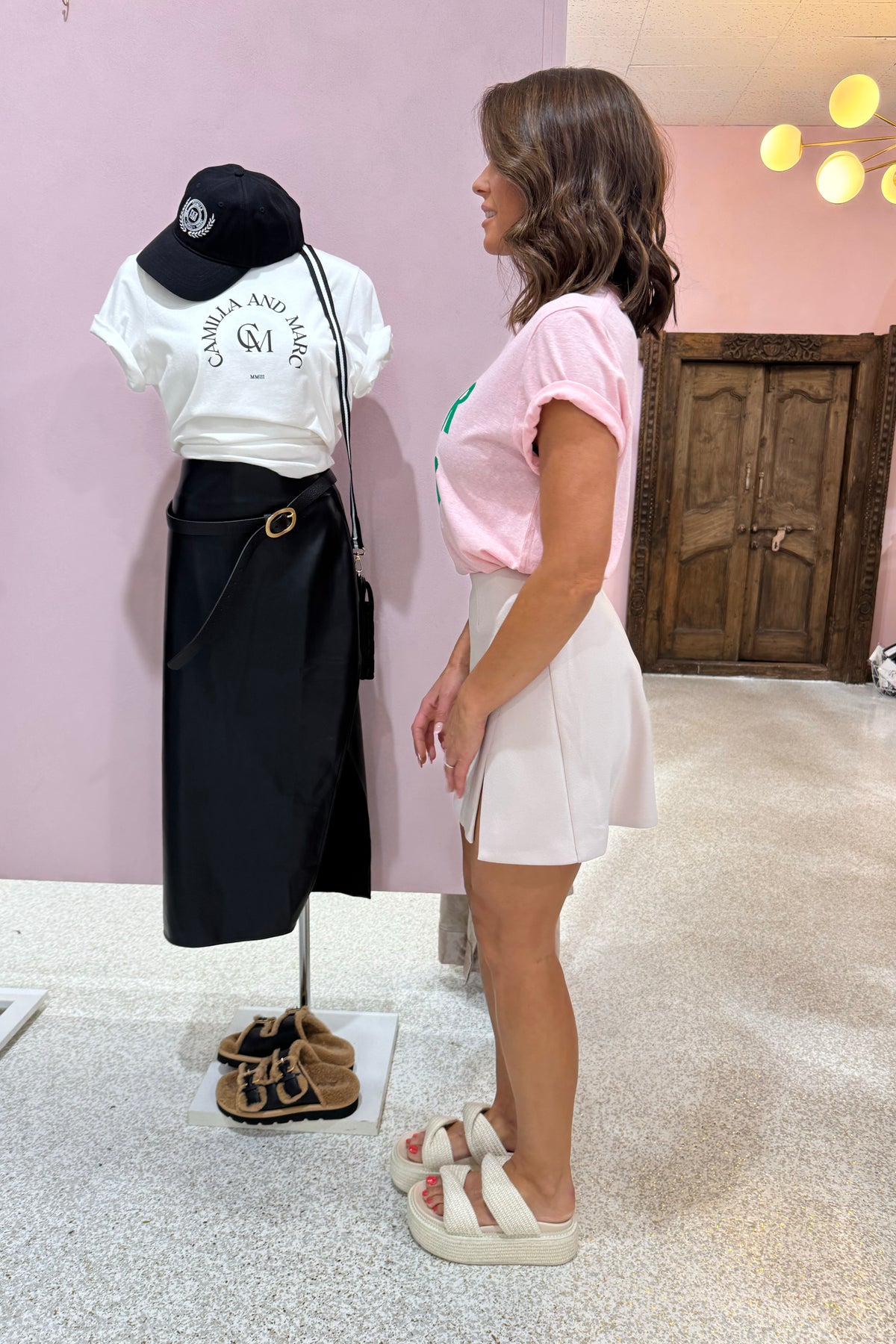 Nookie Caroline Mini Skirt | Shell