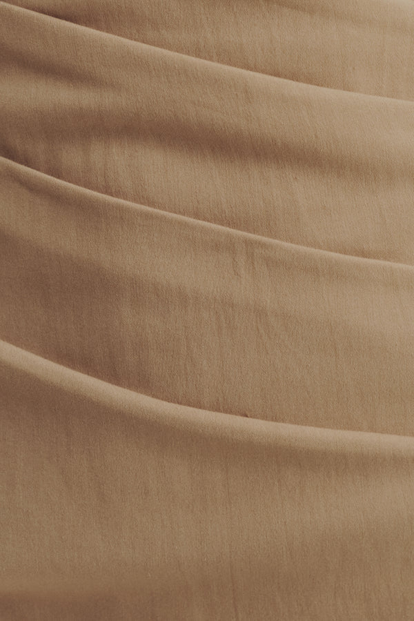 Shona Joy Lani Draped Halter Maxi Dress | Pebble