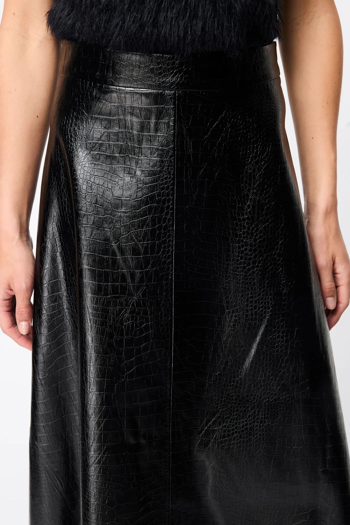 Mossman Salt Water Maxi Skirt | Black