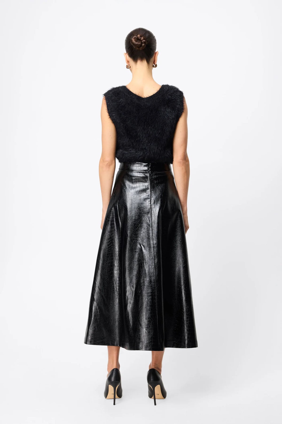 Mossman Salt Water Maxi Skirt | Black