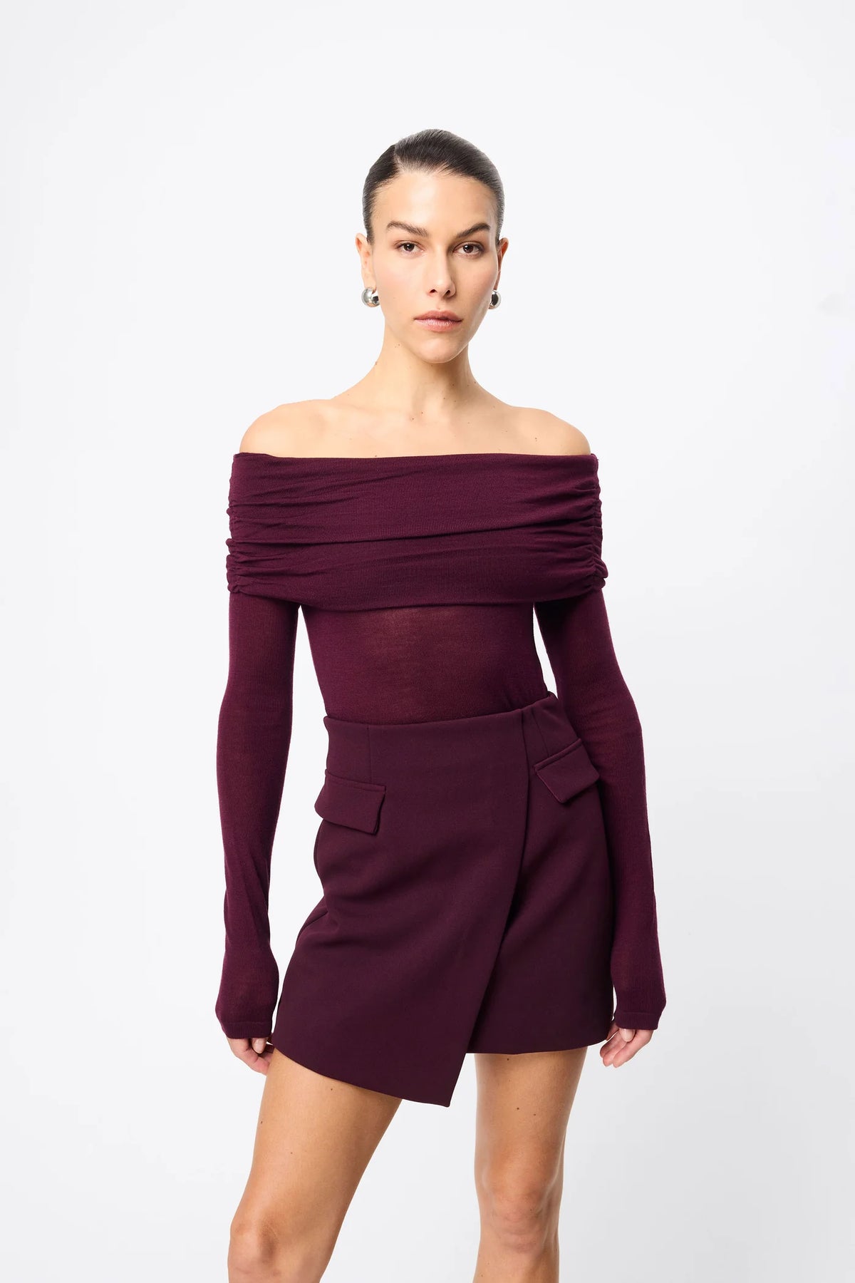 Mossman On My Way Mini Skirt | Cherry Lacuquer