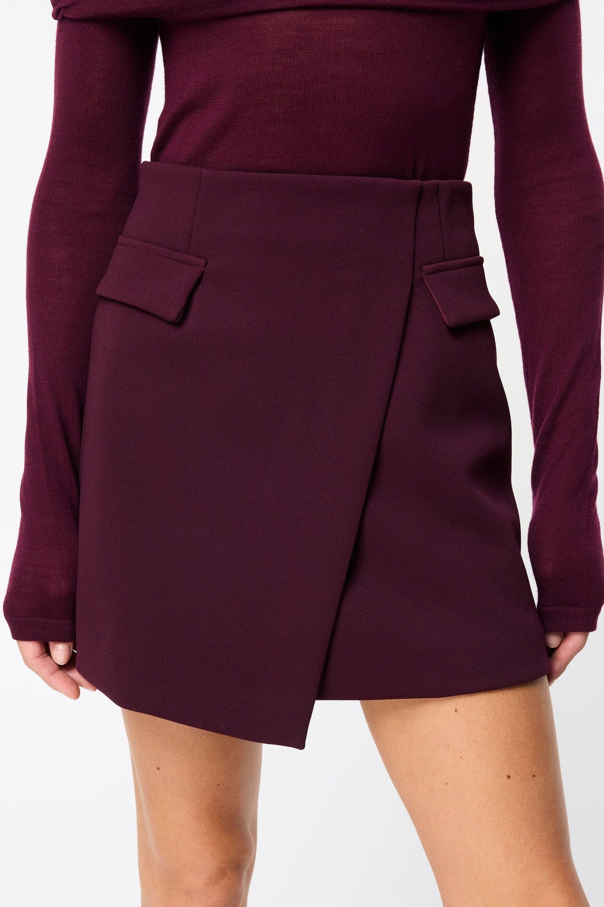 Mossman On My Way Mini Skirt | Cherry Lacuquer