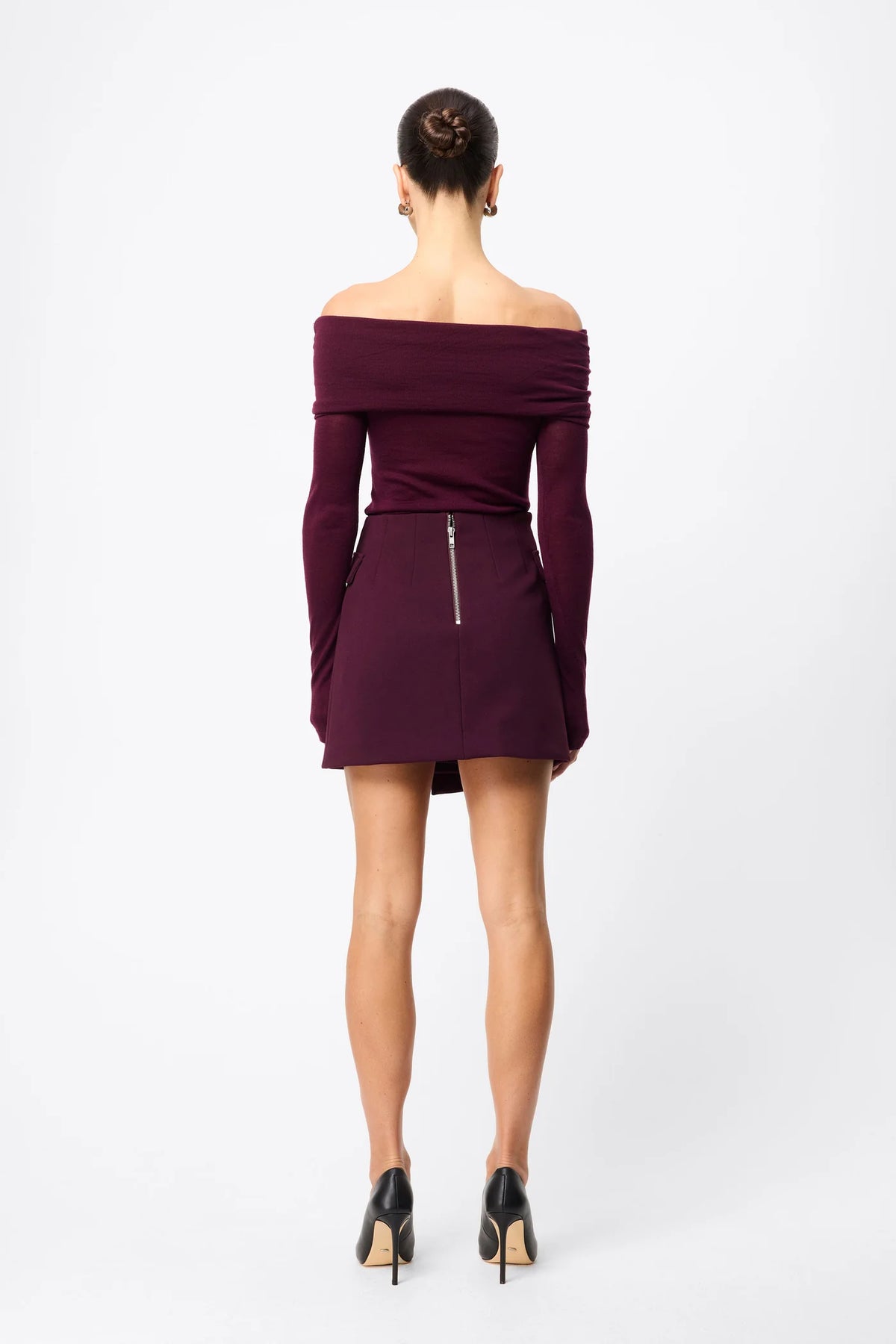 Mossman On My Way Mini Skirt | Cherry Lacuquer