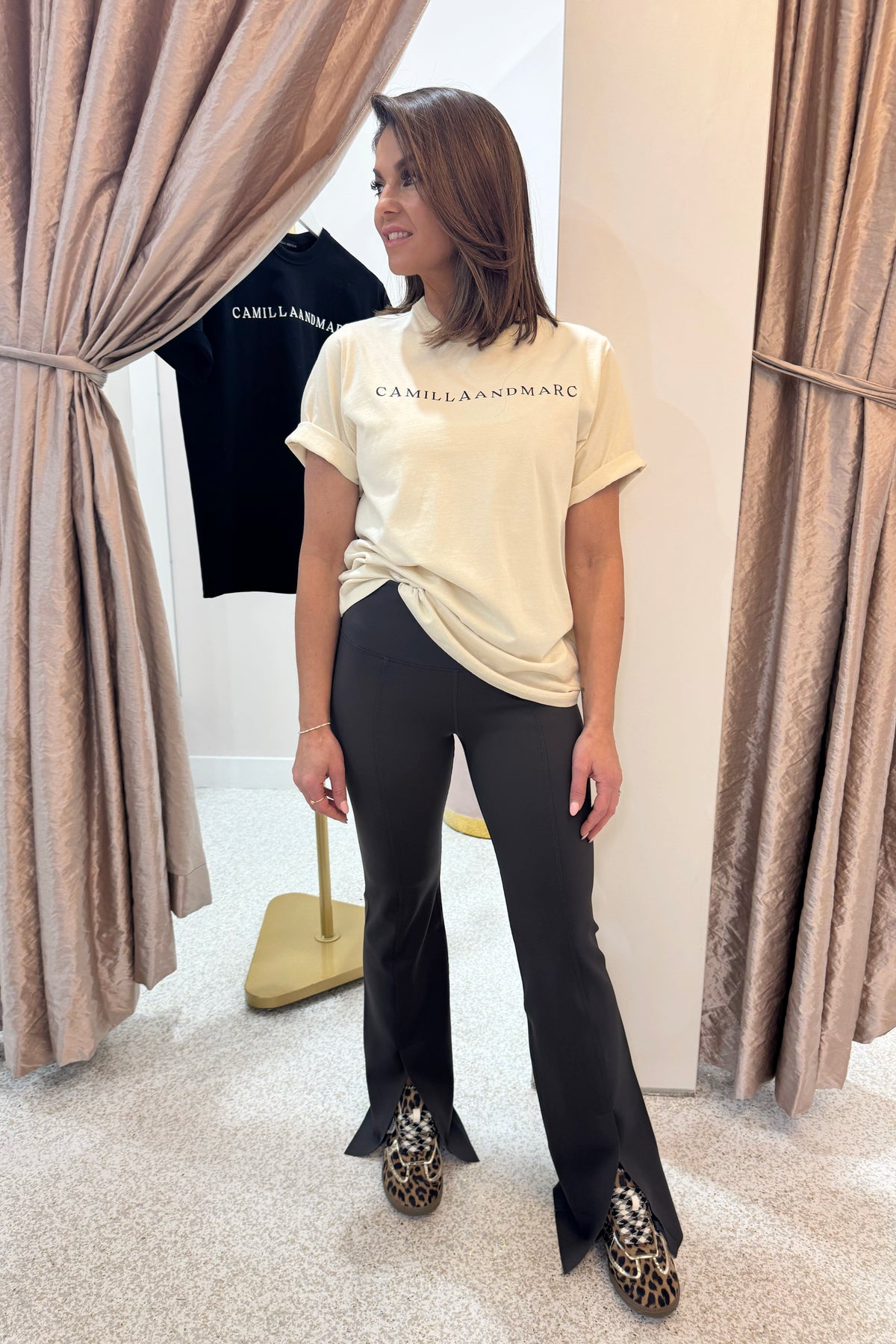 C&M Camilla & Marc Capella Logo Tee | Bone