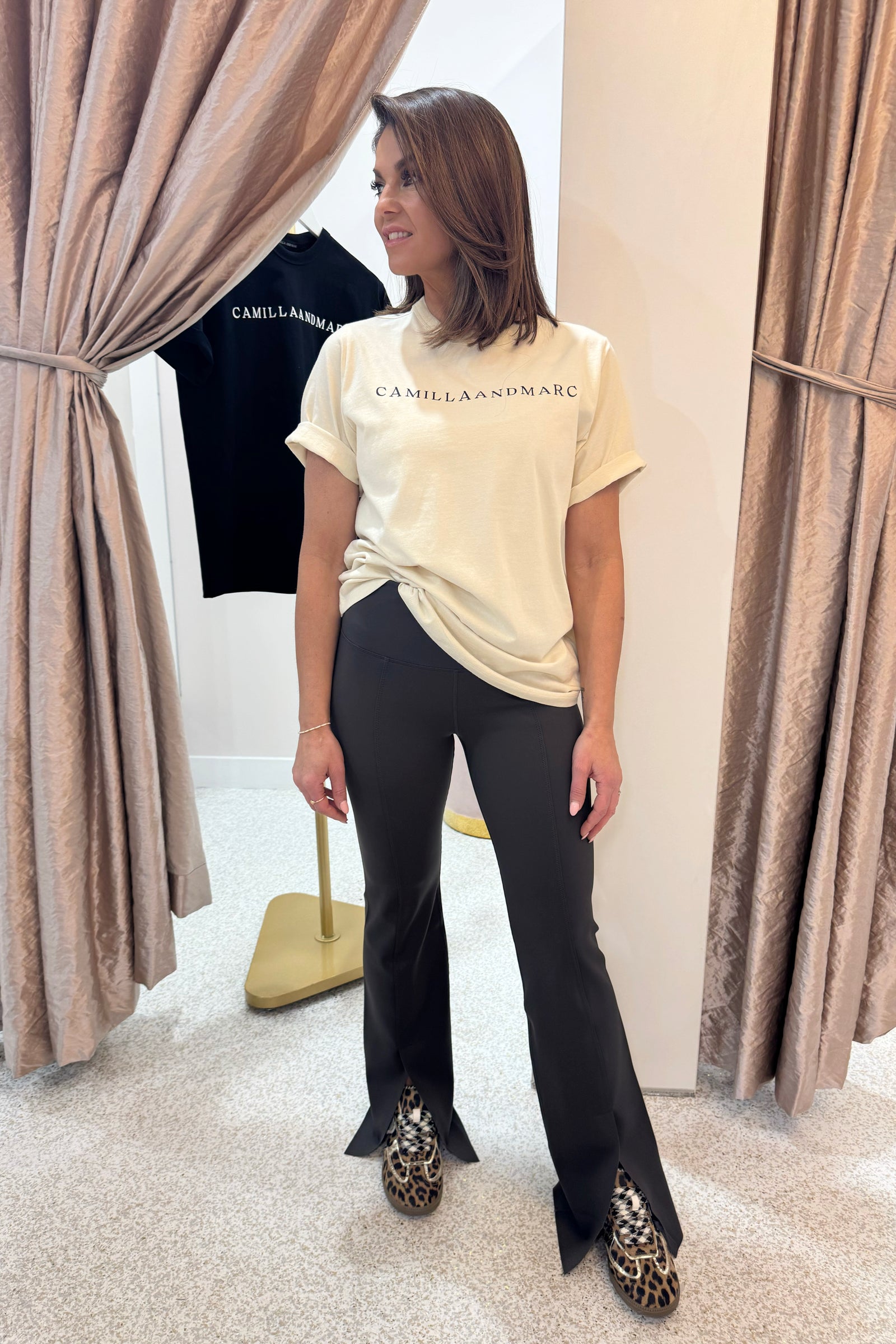 C&M Camilla & Marc Capella Logo Tee | Bone