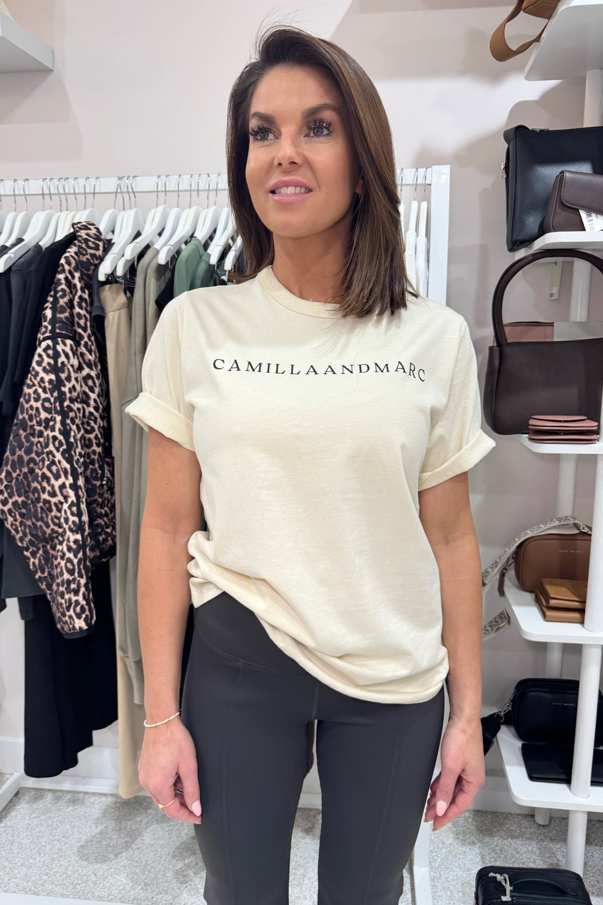 C&M Camilla & Marc Capella Logo Tee | Bone