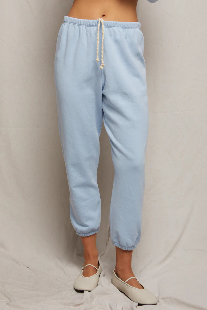 Perfect White Tee Johnny French Terry Easy Sweat Pant | Sky Blue