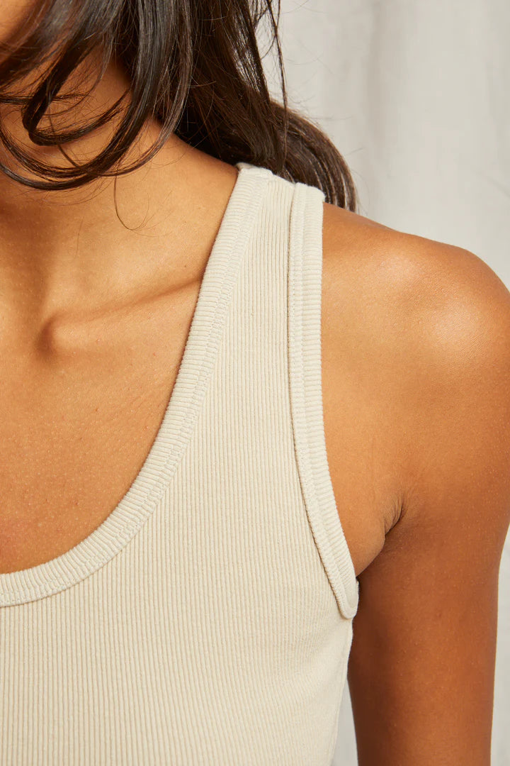 Perfect White Tee Blondie Tank | Putty