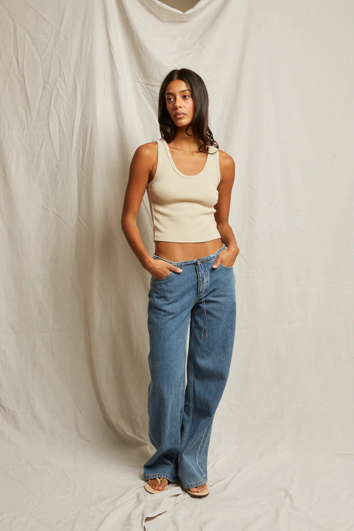 Perfect White Tee Blondie Tank | Putty