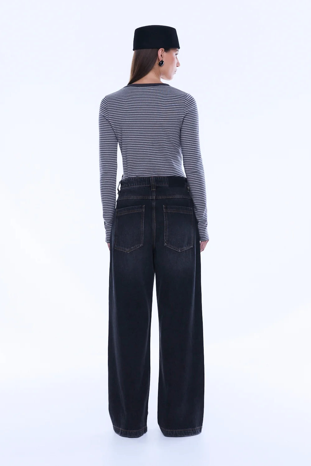 Ena Pelly Georgia Denim Jean | Black Wash