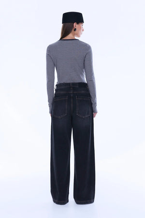 Ena Pelly Georgia Denim Jean | Black Wash